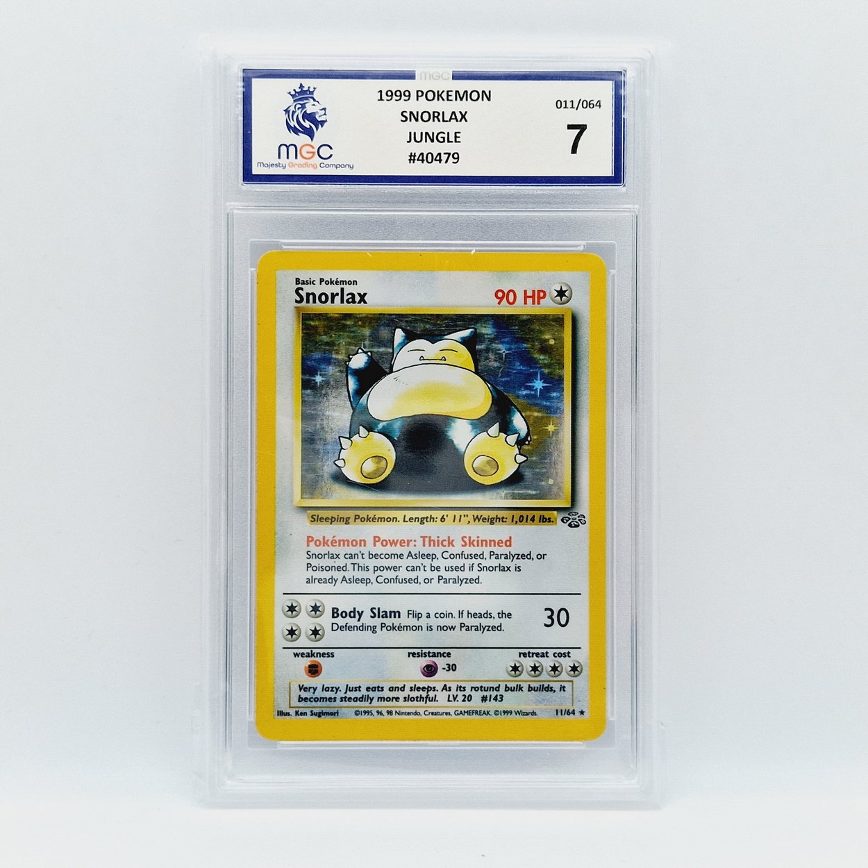 Snorlax Holo - Jungle 1999 - MGC 7