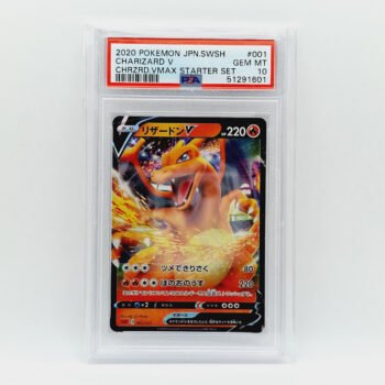 Charizard V 001/021 Starter Set sC Japanese SWSH 2020 - PSA 10