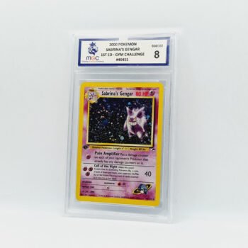 Sabrina's Gengar Gym Heroes 1st Edition Card 14/132 MGC 8 - Image 3