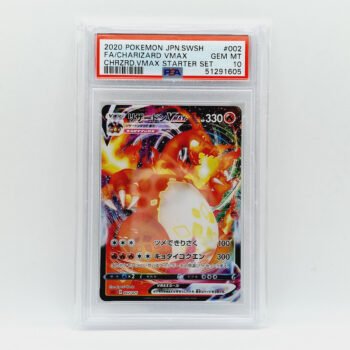 Charizard VMAX 002/021 Starter Set sC Japanese SWSH 2020 - PSA 10