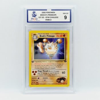 Brock's Primeape 1st Edition 035/132 - Gym Challenge 2000 - MGC 9