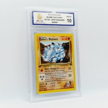 Blaine's Rhyhorn 1st Edition 065/132 - Gym Challenge 2000 - MGC 10 - Image 3