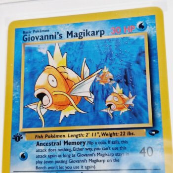 Giovanni's Magikarp 1st Edition 073/132 - Gym Challenge 2000 - MGC 8 - Image 3