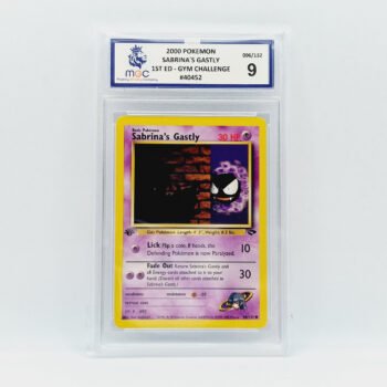 Sabrina's Gastly Gym Heroes 1st Edition Card 93/132 MGC 9
