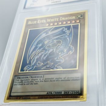 Blue Eyes White Dragon (GOLD) 1st Edition 2020 - MGC 9 - Image 3