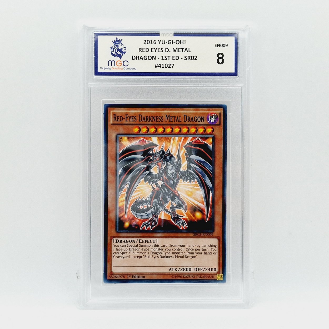 Red Eyes Darkness Metal Dragon 1st Edition 2016 - MGC 8