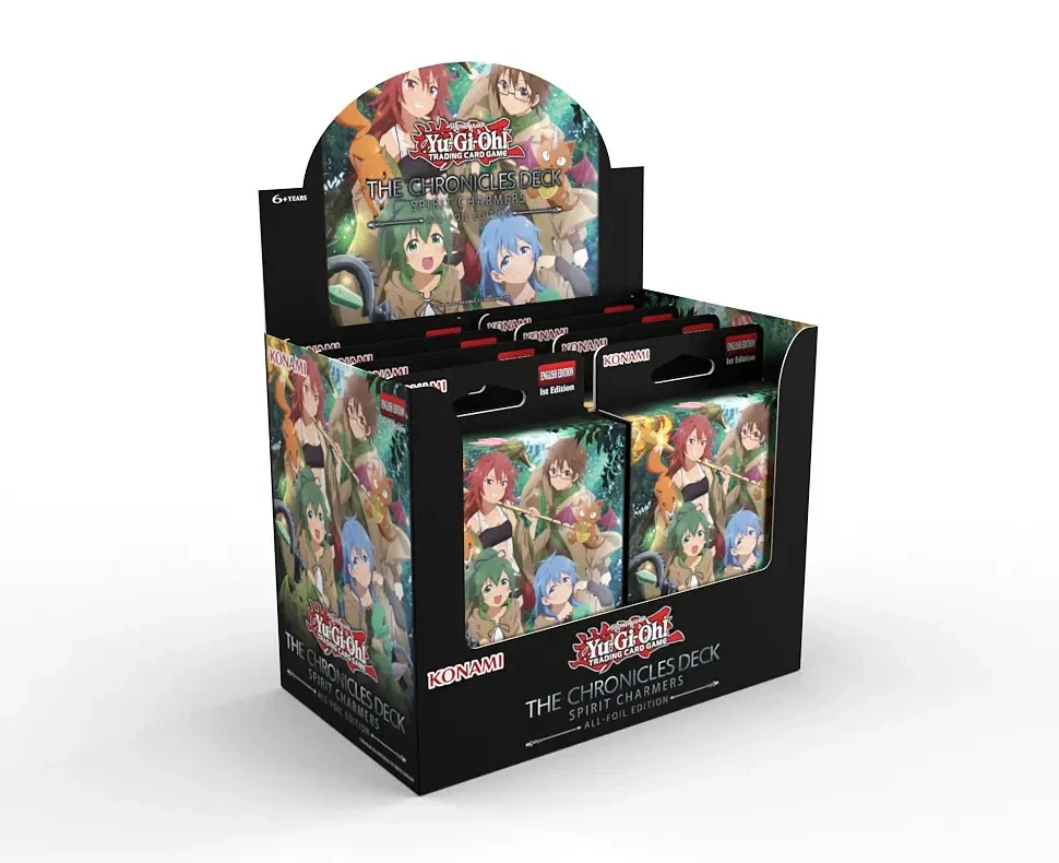 Yugioh Structure Deck Chronicles Spirit Charmers x8 Sealed Display Case