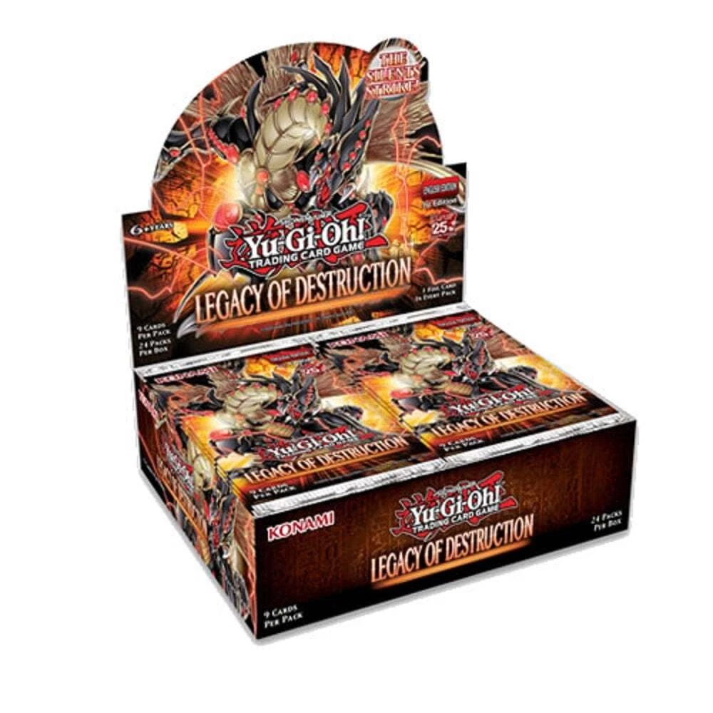 Yu-Gi-Oh! Legacy Of Destruction Booster Box 24 Packs 1st Edition - Sealed